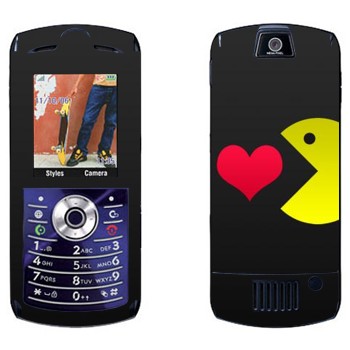   «I love Pacman»   Motorola L7E Slvr