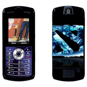   «Dota logo blue»   Motorola L7E Slvr