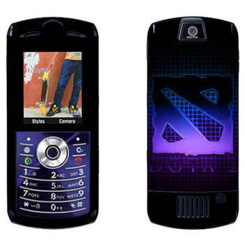   «Dota violet logo»   Motorola L7E Slvr