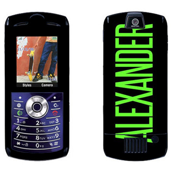   «Alexander»   Motorola L7E Slvr