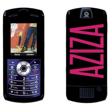   «Aziza»   Motorola L7E Slvr