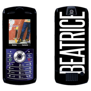   «Beatrice»   Motorola L7E Slvr
