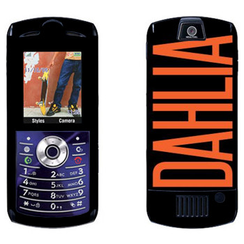   «Dahlia»   Motorola L7E Slvr