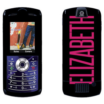   «Elizabeth»   Motorola L7E Slvr
