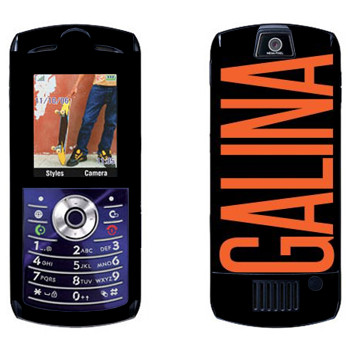   «Galina»   Motorola L7E Slvr