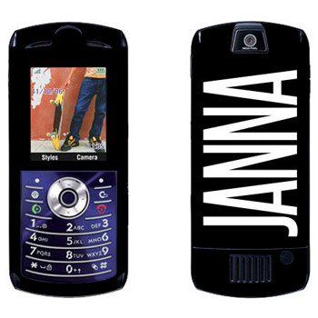   «Janna»   Motorola L7E Slvr