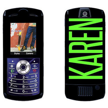   «Karen»   Motorola L7E Slvr