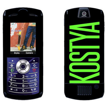   «Kostya»   Motorola L7E Slvr