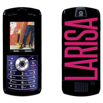   «Larisa»   Motorola L7E Slvr