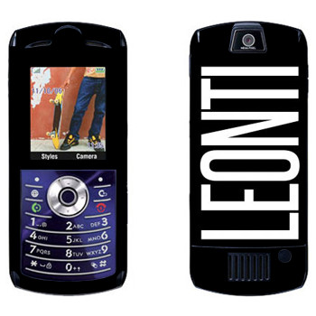   «Leonti»   Motorola L7E Slvr
