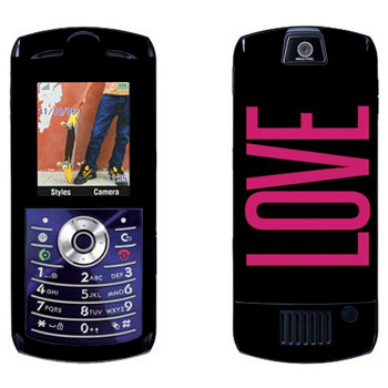   «Love»   Motorola L7E Slvr