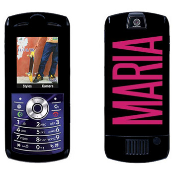   «Maria»   Motorola L7E Slvr