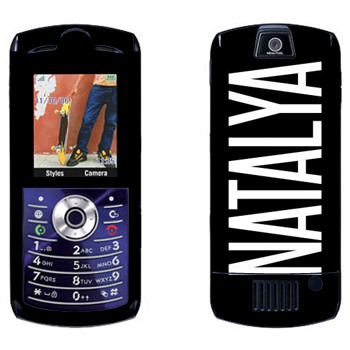   «Natalya»   Motorola L7E Slvr