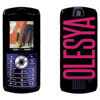   «Olesya»   Motorola L7E Slvr