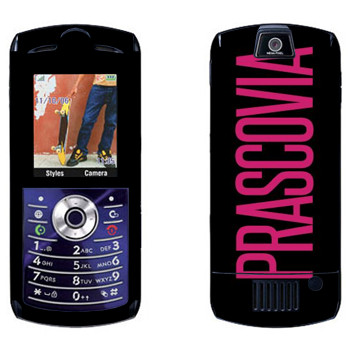   «Prascovia»   Motorola L7E Slvr