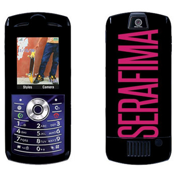   «Serafima»   Motorola L7E Slvr