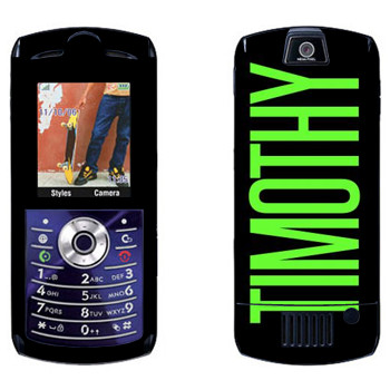   «Timothy»   Motorola L7E Slvr