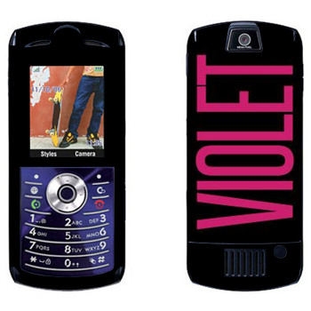   «Violet»   Motorola L7E Slvr