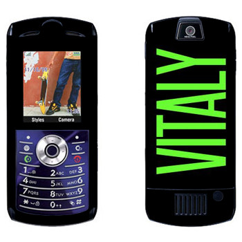   «Vitaly»   Motorola L7E Slvr