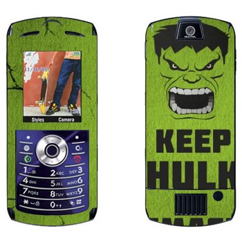   «Keep Hulk and»   Motorola L7E Slvr