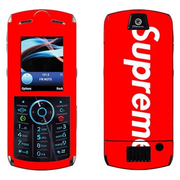   «Supreme   »   Motorola L9 Slvr