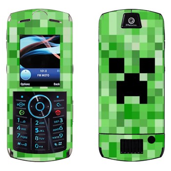   «Creeper face - Minecraft»   Motorola L9 Slvr