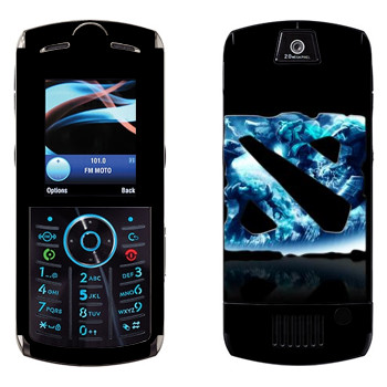   «Dota logo blue»   Motorola L9 Slvr