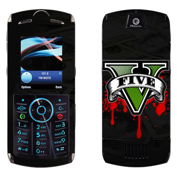   «GTA 5 - logo blood»   Motorola L9 Slvr