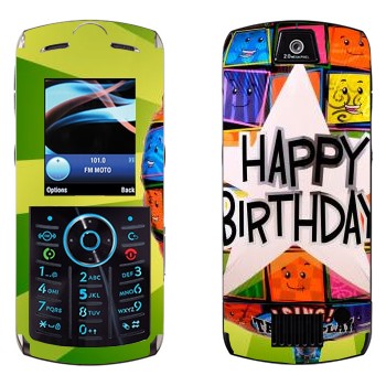   «  Happy birthday»   Motorola L9 Slvr