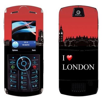   «I love London»   Motorola L9 Slvr