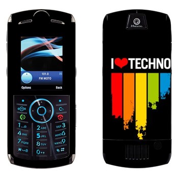   «I love techno»   Motorola L9 Slvr