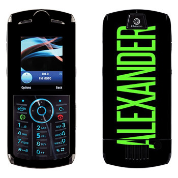   «Alexander»   Motorola L9 Slvr