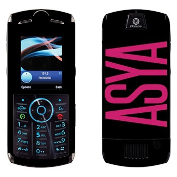  «Asya»   Motorola L9 Slvr