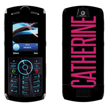  «Catherine»   Motorola L9 Slvr