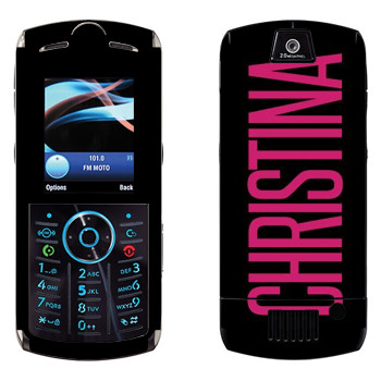   «Christina»   Motorola L9 Slvr