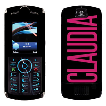   «Claudia»   Motorola L9 Slvr