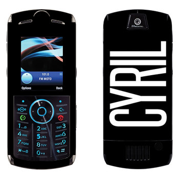   «Cyril»   Motorola L9 Slvr