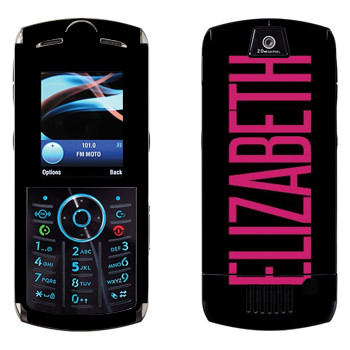   «Elizabeth»   Motorola L9 Slvr