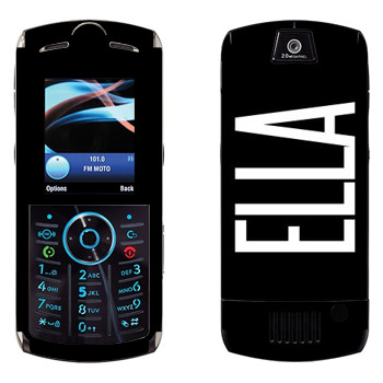   «Ella»   Motorola L9 Slvr