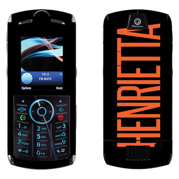   «Henrietta»   Motorola L9 Slvr