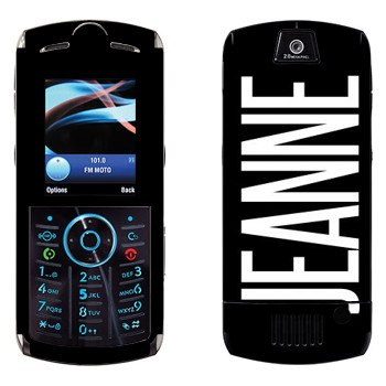   «Jeanne»   Motorola L9 Slvr