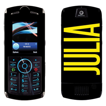   «Julia»   Motorola L9 Slvr