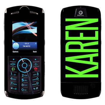   «Karen»   Motorola L9 Slvr