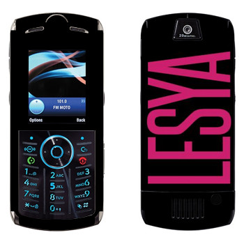   «Lesya»   Motorola L9 Slvr