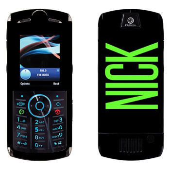   «Nick»   Motorola L9 Slvr