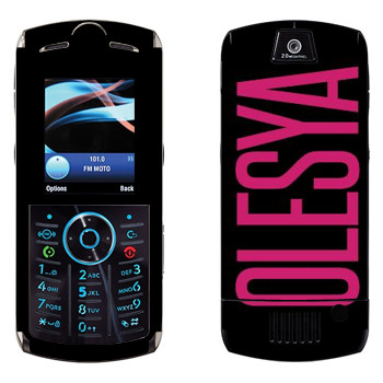   «Olesya»   Motorola L9 Slvr