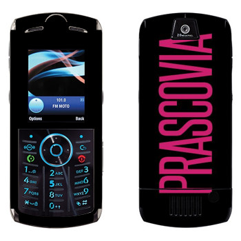   «Prascovia»   Motorola L9 Slvr