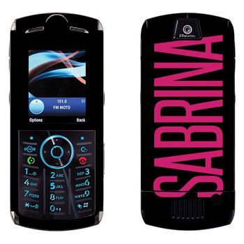   «Sabrina»   Motorola L9 Slvr