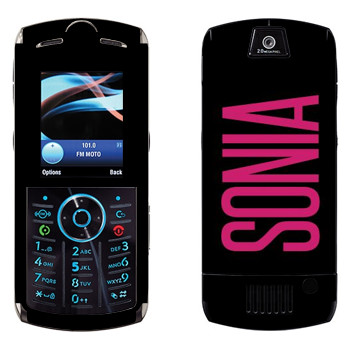   «Sonia»   Motorola L9 Slvr