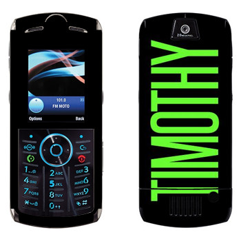   «Timothy»   Motorola L9 Slvr